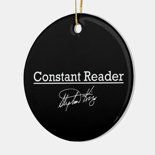 Stephen King, Constant Reader Keramisch Ornament (Links)