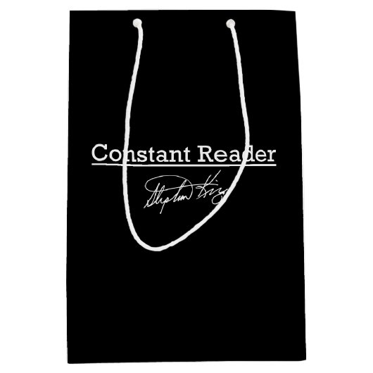 Stephen King, Constant Reader Medium Cadeauzakje (Voorkant)