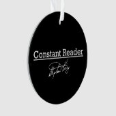 Stephen King, Constant Reader Ornament (voorkant)