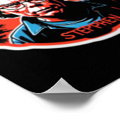 Stephen King Sticker Poster (Hoek)