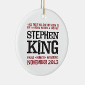 Stephen King's Euro Tour Keramisch Ornament (Rechts)