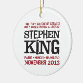 Stephen King's Euro Tour Keramisch Ornament (Links)