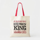Stephen King's Euro Tour Tote Bag (Voorkant)