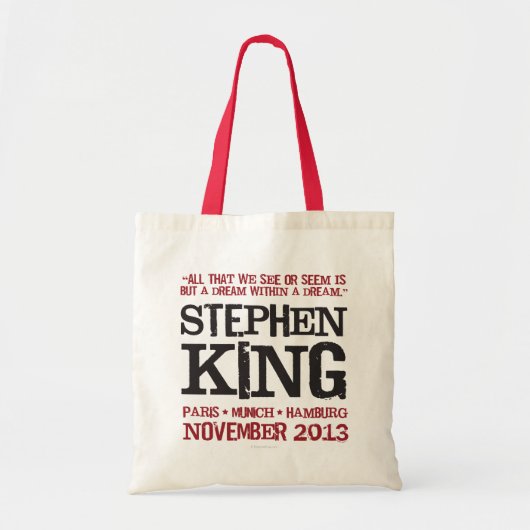 Stephen King's Euro Tour Tote Bag (Voorkant)