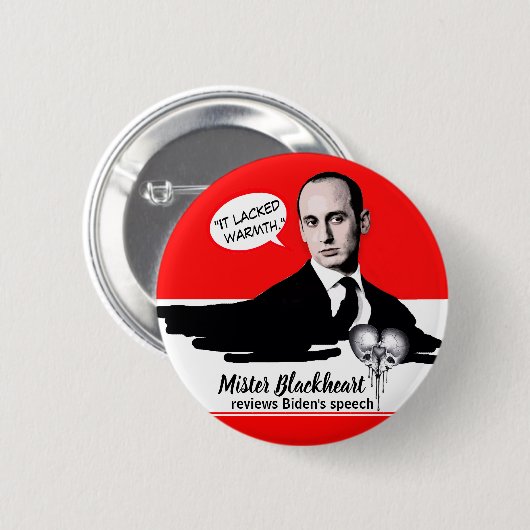 Stephen Miller heeft geen idee van Irony Button (Voorkant /achterkant)