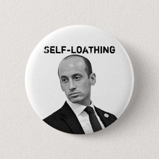 Stephen Miller isoleert zichzelf. Ronde Button 5,7 Cm (Voorkant)