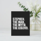 Stephen naam, Stephen De Man De Mythe De Legende Briefkaart (Staand voorkant)