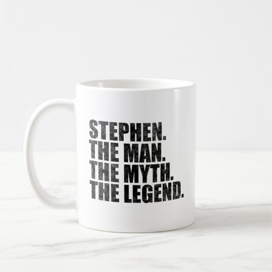 Stephen naam, Stephen De Man De Mythe De Legende Koffiemok (Links)
