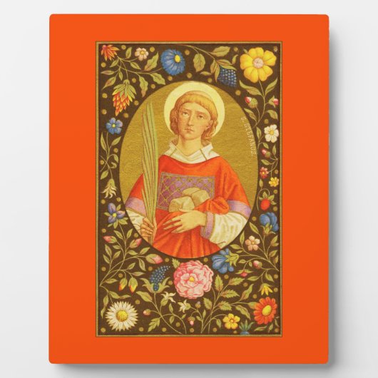 Stephen (PM 08) 8 x 10 inch Plaque 1 met esel Fotoplaat (Voorkant)