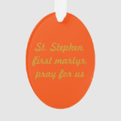 Stephen Proto-Martyr (PM 08) Acryl Ornament (achterkant)