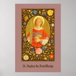 Stephen Proto Martyr (PM 08) Poster 1