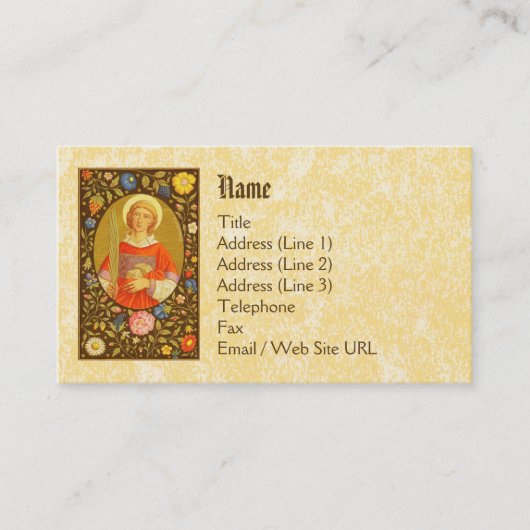Stephen Proto Martyr (PM 08) Standard Visitekaartje (Voorkant)