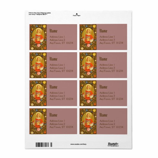 Stephen ProtoMartyr (PM 08) FB Ship Label 2c (Full Sheet)