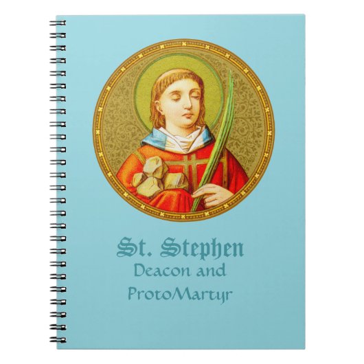 Stephen (SNV 26) (Ronde Afbeelding) Notitieboek (Voorkant)