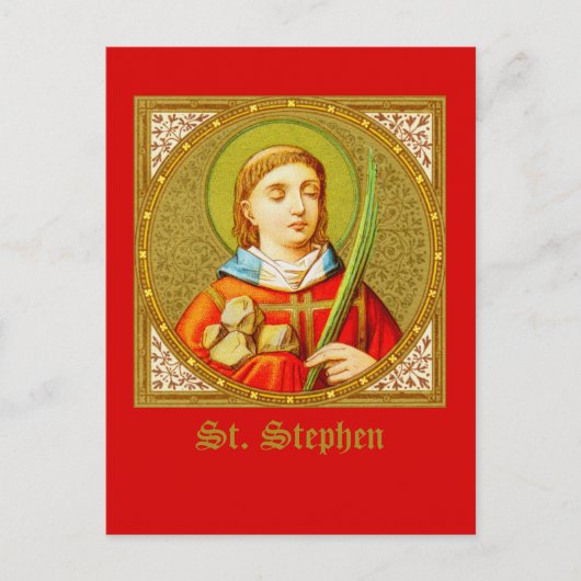 Stephen (SNV 26) (Square Afbeelding) verticaal Briefkaart (Voorkant)