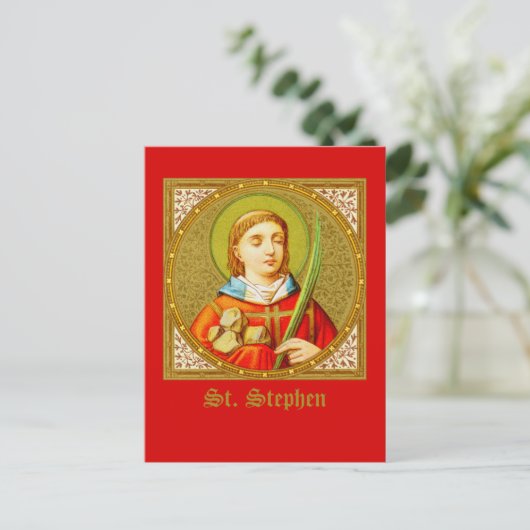 Stephen (SNV 26) (Square Afbeelding) verticaal Briefkaart (Staand voorkant)
