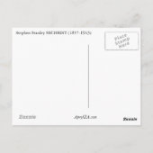 Stephen Stanley Sechrist of Red Lion, Pennsylvania Briefkaart (Achterkant)