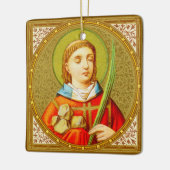 Stephen the ProtoMartyr (SNV 26) Square Keramisch Ornament (Links)