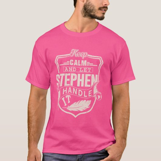 Stephen Voornaam Shirt Stephen Naam Verjaardag (Voorkant)
