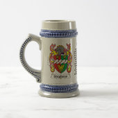 Stephens Family Coat of Arms Stein Bierpul (Links)