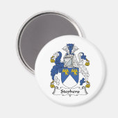 Stephens Family Crest Magneet (Voorkant / Achterkant)