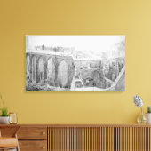 Stephen's, Hogerhuis na de brand Canvas Afdruk (Insitu (Woonkamer))