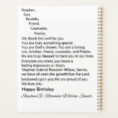 Stephen's verjaardagstanner planner (Achterkant)