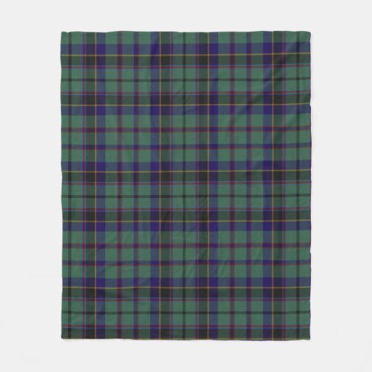 Stephenson Clan Tartan Pset Fleece Blanket (Voorkant)