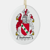 Stephenson Family Crest Keramisch Ornament (Rechts)