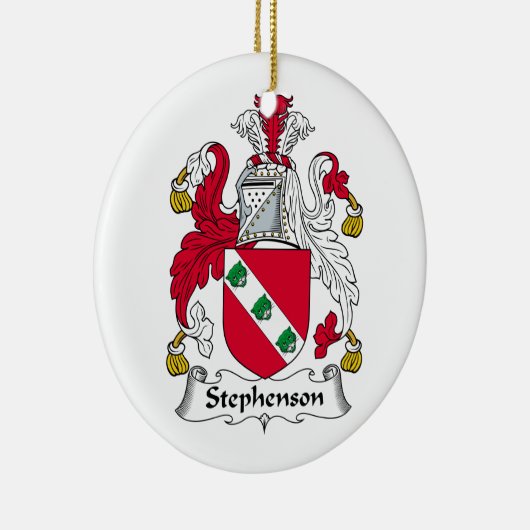 Stephenson Family Crest Keramisch Ornament (Rechts)