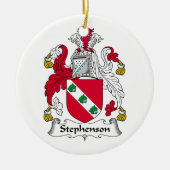 Stephenson Family Crest Keramisch Ornament (Voorkant)