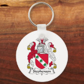 Stephenson Family Crest Sleutelhanger (Voorkant)