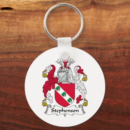 Stephenson Family Crest Sleutelhanger (Voorkant)