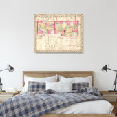 Stephenson, Winnebago, provincie Boone Canvas Afdruk (Insitu (Slaapkamer))