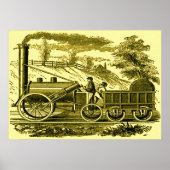 Stephensons Rocket. Poster (Voorkant)