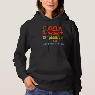 Stephenville Texas TX Total Solar Eclipse 2024 Hoodie