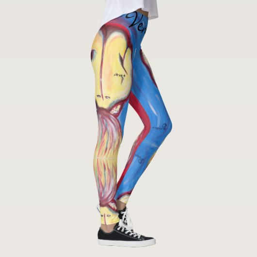 Steph's YingYang beroemd gemaakt door Venus Leone  Leggings (Rechts)