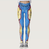 Steph's YingYang beroemd gemaakt door Venus Leone  Leggings (Voorkant)