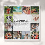 Stepmam Bonus Ma Definition Photo Collage Imitatie Canvas Print<br><div class="desc">Geef je 12 favoriete foto's en persoonlijke tekst aan je speciale Stepmma, Stepmum of Bonus mama om een unieke gave te creëer voor Moederdag, verjaardagen, Kerstmis, baby showers of elke dag die je wilt shows hoeveel ze voor je betekent. Show haar hoe geweldig ze elke dag is. Ontworpen door: Thisnotme©...</div>