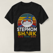 Stepmam Shark Moederdag Kerstmis T-shirt (Design voorkant)