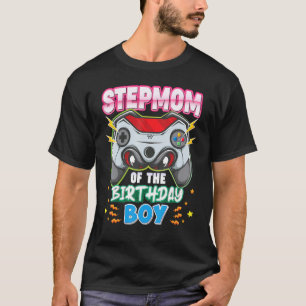 Stepmam van de geboorte jongen die familie video a t-shirt