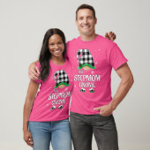 Stepmama Gnome Buffalo met kerstcadeaus T-shirt (Unisex)