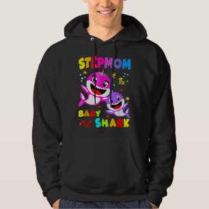 Stepmama Shark Stepmama Shark Family Moederdag Hoodie