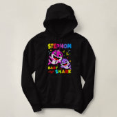 Stepmama Shark Stepmama Shark Family Moederdag Hoodie (Design voorkant)