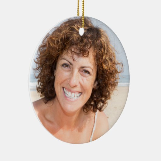 Stepmama Stepmum Definition met kerstmis Keramisch Ornament (Rechts)