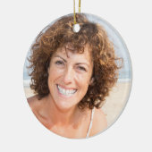 Stepmama Stepmum Definition met kerstmis Keramisch Ornament (Links)