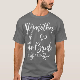 Stepmoeder van Bride & Groom Wedding Matching T-shirt