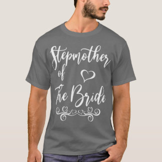 Stepmoeder van Bride & Groom Wedding Matching T-shirt