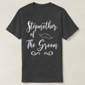 Stepmoeder van Groom & Bride Wedding Matching T-shirt (Design voorkant)