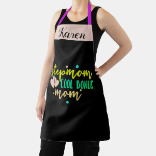 Stepmom Cool Bonus Mom Chef Baker Stepmom Schort